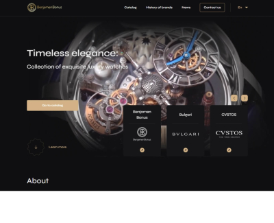 BenjamenBonus – каталог люксових годинників