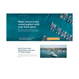 ParkMyYacht — сайт для оренди доків для яхт