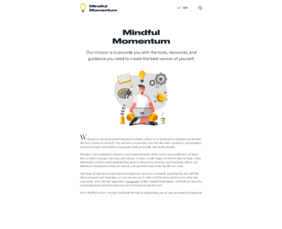 Mindful Momentum — портал про саморозвиток