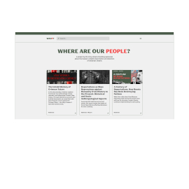 WAOP — WHERE ARE OUR PEOPLE? 
