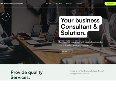 D&A Primesoft Investments LTD — комплексні послуги з інвестування