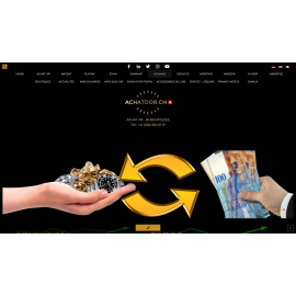 Корпоративный сайт сети ломбардов Швейцарии achatdor.ch