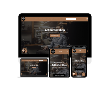 Розробка сайту для для барбершопу Art Barber Shop