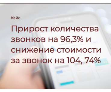 Оптимизация рекламной кампании на получение звонков в колл-центр