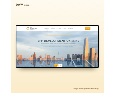 Корпоративный сайт SPP Development Ukraine