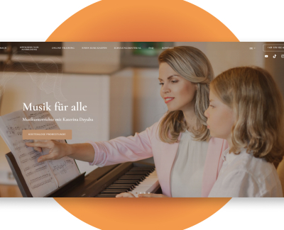 Katerina Dzyuba - Professional online piano, solfeggio and vocal lessons