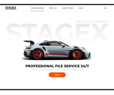 Розробка нового сайту для StageX Performance під ключ ( Wordpress )