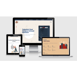 Landing page for husband for an hour service