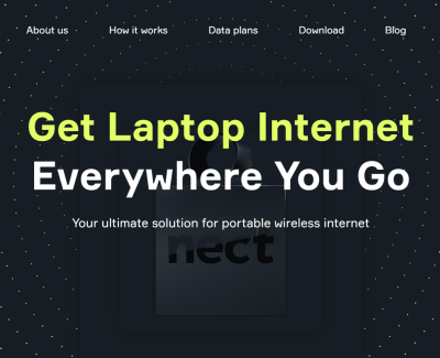 Вебсайт для стартапа Nect World