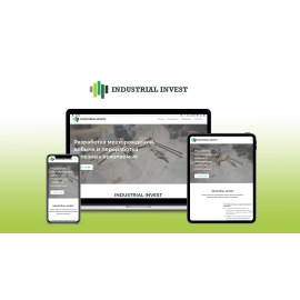 Сайт-визитка для INDUSTRIAL INVEST на WordPress