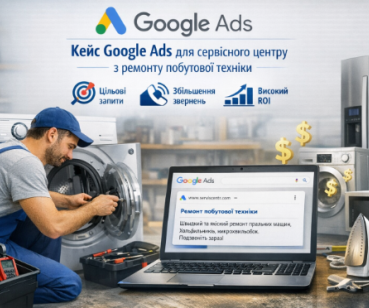 Google Ads для сервісного центру з ремонту побутової техніки