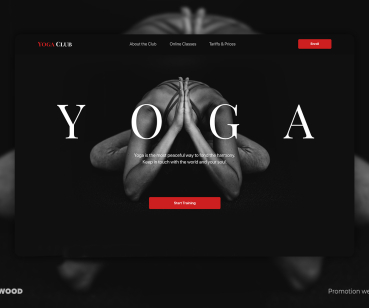 Yoga Studio веб-сайт от Nixwood