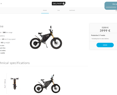 Интернет магазин Delfastbikes
