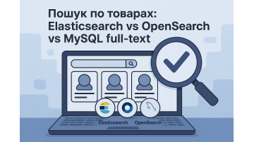 Пошук по товарах: Elasticsearch vs OpenSearch vs MySQL full-text