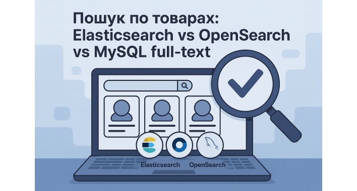 Пошук по товарах: Elasticsearch vs OpenSearch vs MySQL full-text