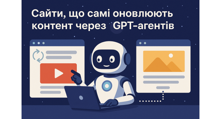 Сайти, що самі оновлюють контент через GPT-агентів
