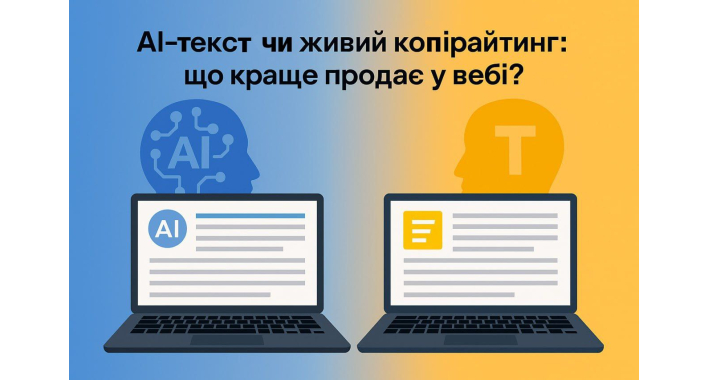AI-текст vs. живий копірайтинг: що краще продає у вебі?