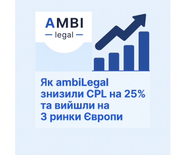 Як ambiLegal знизили CPL на 25% та вийшли на 3 ринки Європи