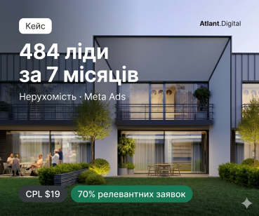 Meta Ads для нерухомості: 484 ліди за 7 місяців із CPL $19