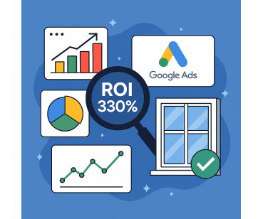 Контекстна реклама для сервісу вікон: ROI 330% за 3 місяці