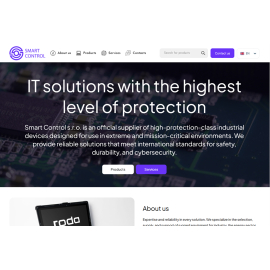 Smart Control - сайт постачальника захищеного IT-обладнання