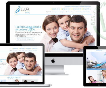 Корпоративный сайт Leda