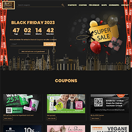 Портал BLACKFRIDAY COUPONS Німеччина
