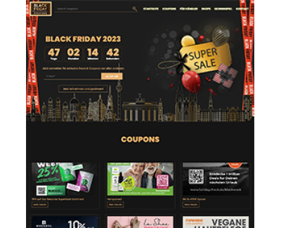 Портал BLACKFRIDAY COUPONS Німеччина