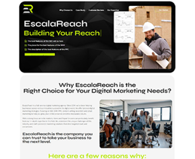 Корпоративний сайт ESCALAREACH США