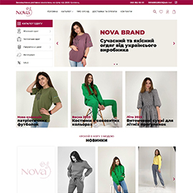 Інтернет-магазин NOVA BRAND