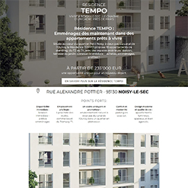 Landing page TEMPO RESIDENCE Швейцарія
