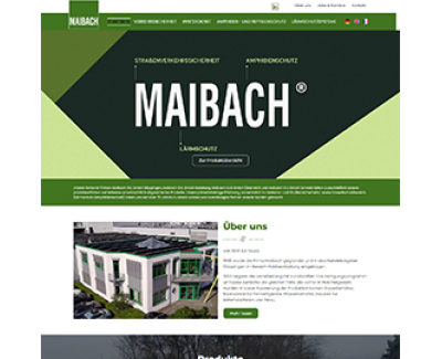 Корпоративний сайт MAIBACH Німеччина