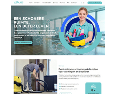 Корпоративний сайт WITTEKATCLEANING Нідерланди