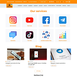 Корпоративний сайт SMM BOOST MARKETING
