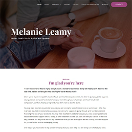 Корпоративний сайт Melanie Leamy
