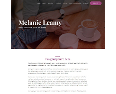 Корпоративний сайт Melanie Leamy