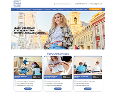 Корпоративний сайт ECHO EASTERN EUROPE