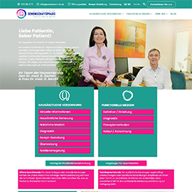 Корпоративний сайт PRAXISTEAM Німеччина