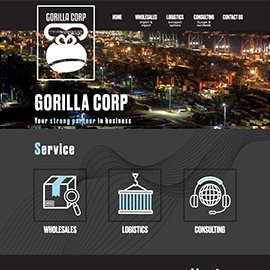 Корпоративний сайт GORILLA CORP Німеччина