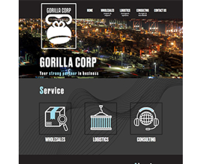 Корпоративний сайт GORILLA CORP Німеччина