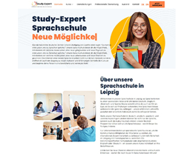 Корпоративний сайт STUDY EXPERT Німеччина