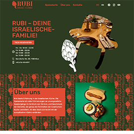 Landing page RUBI Австрія