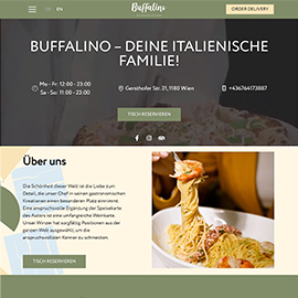 Корпоративний сайт BUFFALINO Австрія