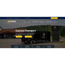Розробка сайту для вантажоперевезень по Європі Wincom Logistik