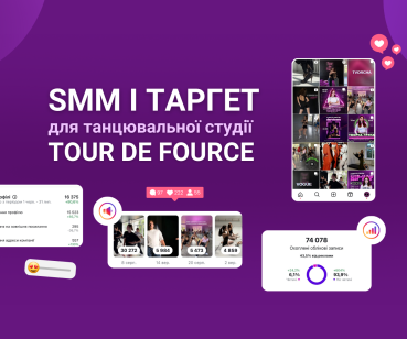 СММ і таргет для танцювальної студії Tour De Fource