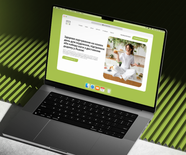 Розробка langing page з програм харчування для Green Glow