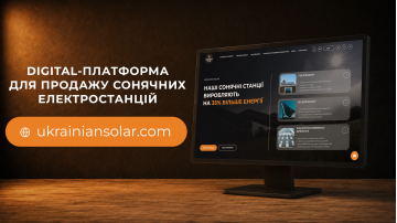 Платформа для продажу сонячних електростанцій Ukrainian Solar