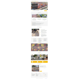 Landing page по укладке тротуарной плитки
