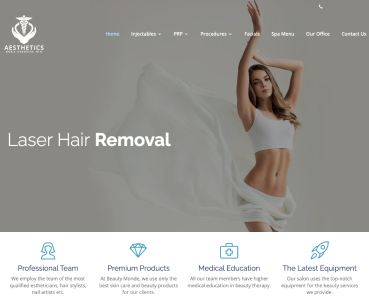 Розробка сайту Wellness & Beauty салону