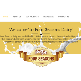 Fourseasons сайт молочних продуктів